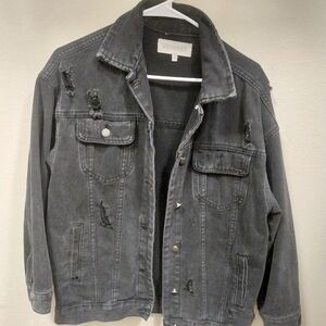 Verevet Black Jean Jacket